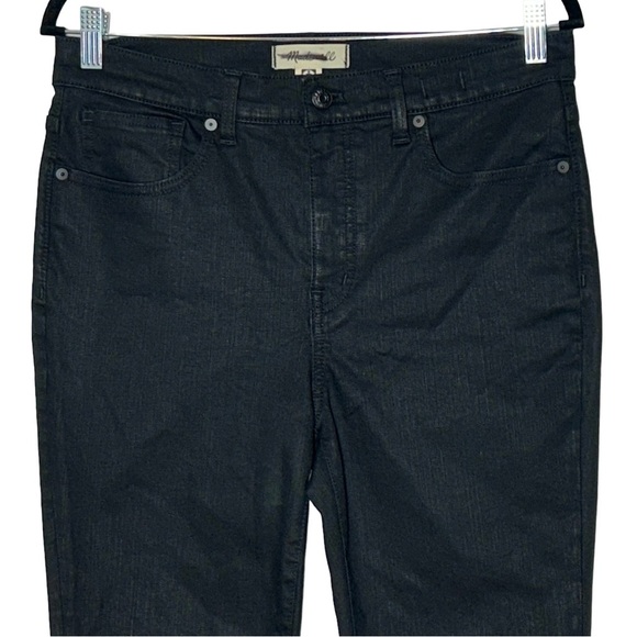 NEW Madewell Black 10" High-Rise Skinny Jeans, Size 29 - Picture 8 of 15